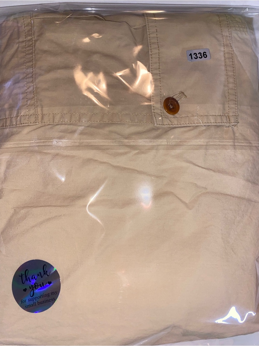 Lauren Ralph Lauren Khaki Beige Cargo Pants - Picture 12 of 12